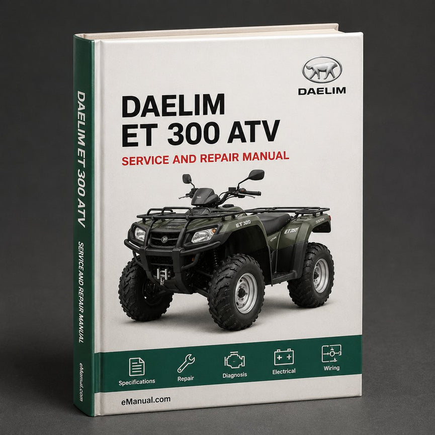 DAELIM ET 300 ATV Service Repair Manual