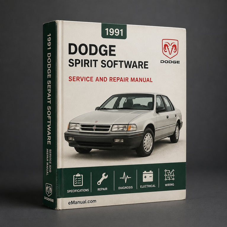 1991 Dodge Spirit Service & Repair Manual Software