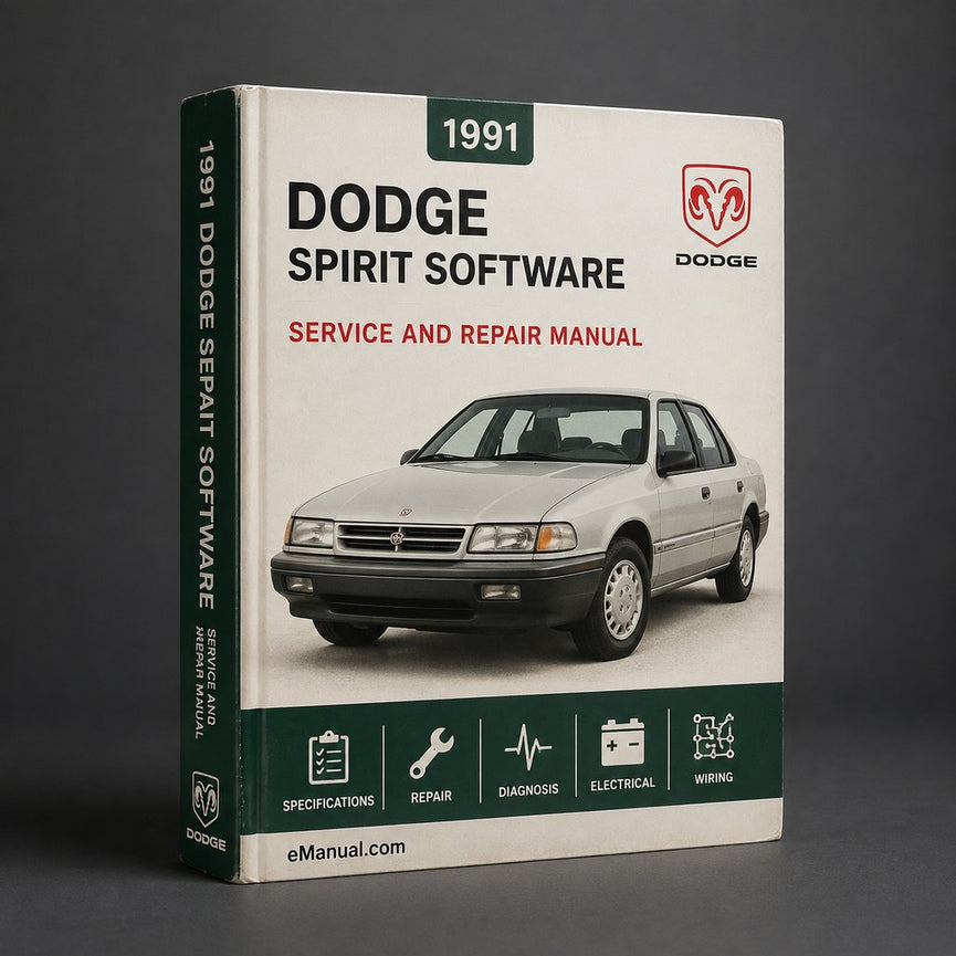 1991 Dodge Spirit Service & Repair Manual Software