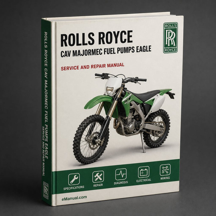 Cav Majormec fuel Pumps Parts Manual Rolls Royce Eagle Mk3 A
