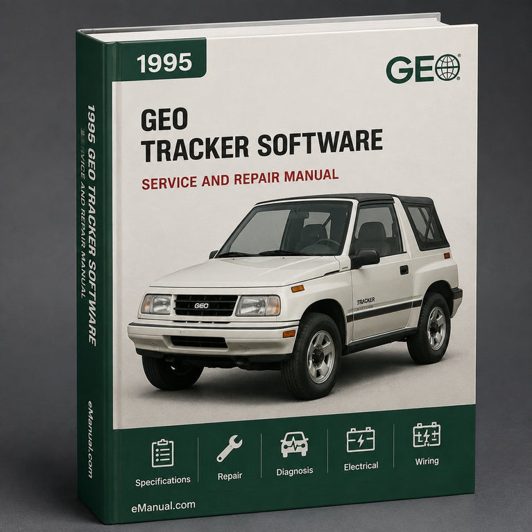 1995 GEO Tracker Service & Repair Manual Software