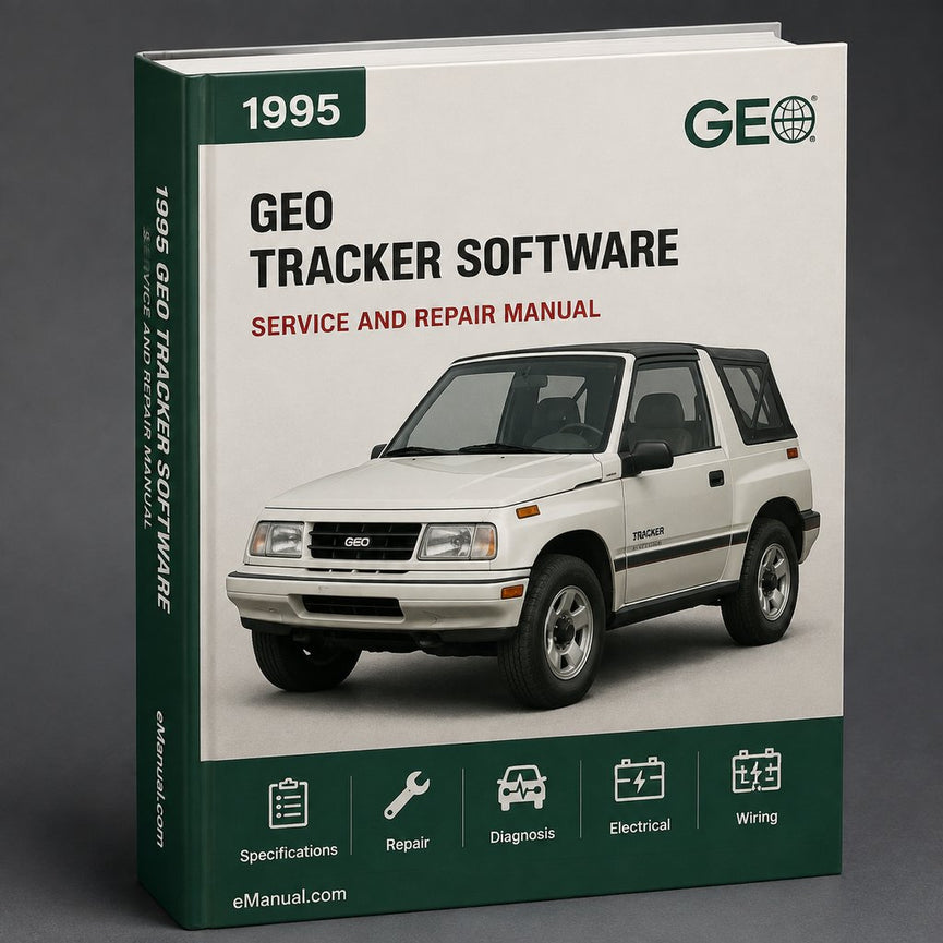 1995 GEO Tracker Service & Repair Manual Software