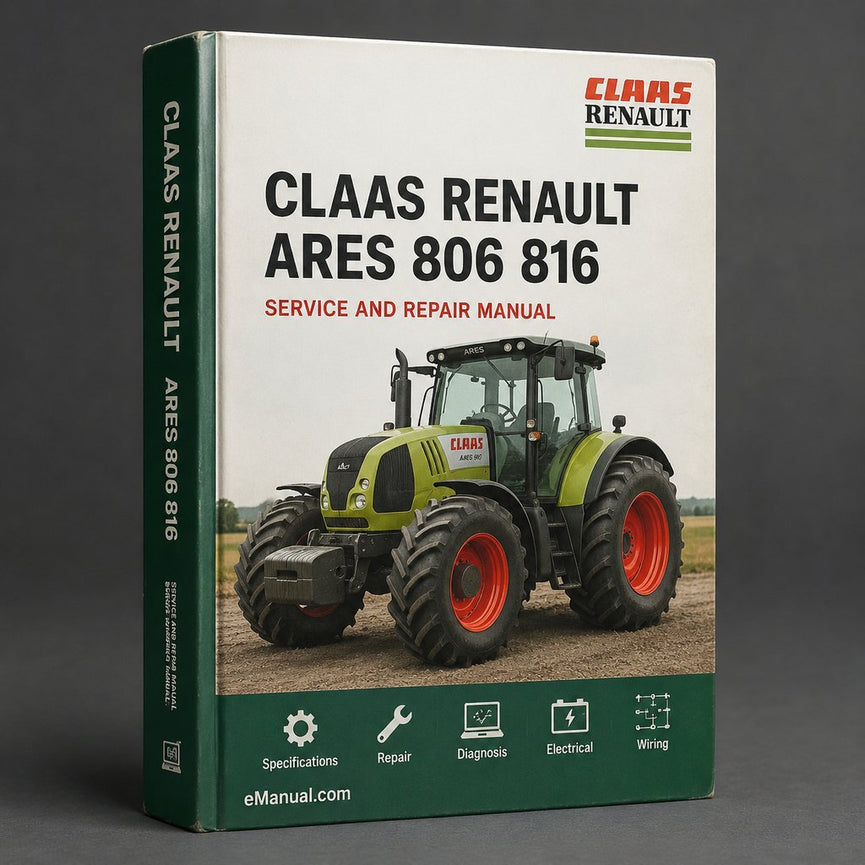 Claas Renault Ares 806 816 Workshop Service Repair Manual