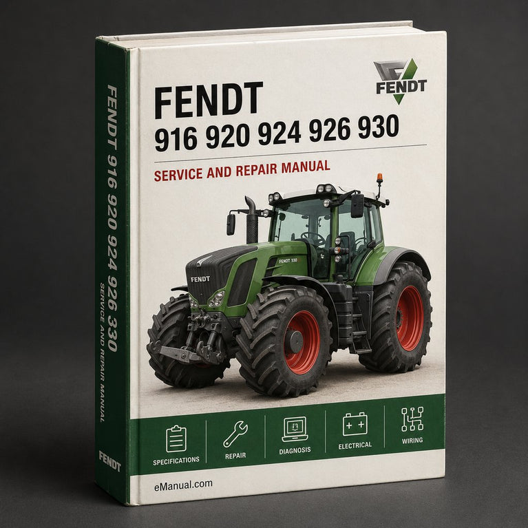 Fendt 916 920 924 926 930 Vario Operating Manual