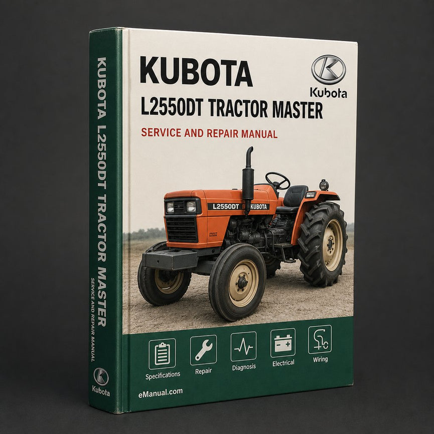 Kubota L2550DT Tractor Illustrated Master Parts Manual