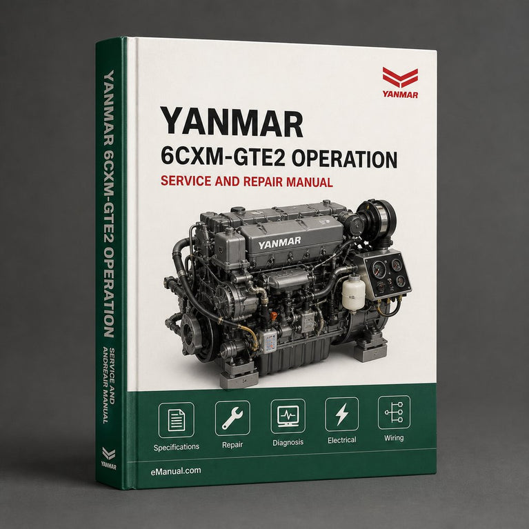 Yanmar 6cxm-gte2 operation Service Repair Manual