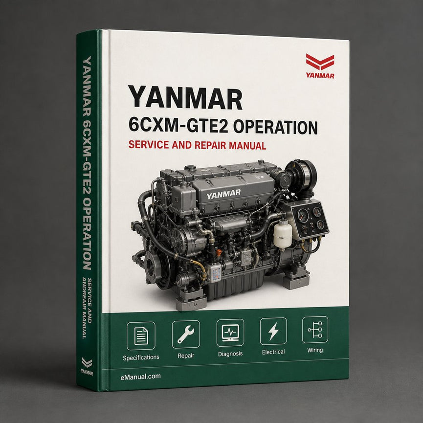 Yanmar 6cxm-gte2 operation Service Repair Manual