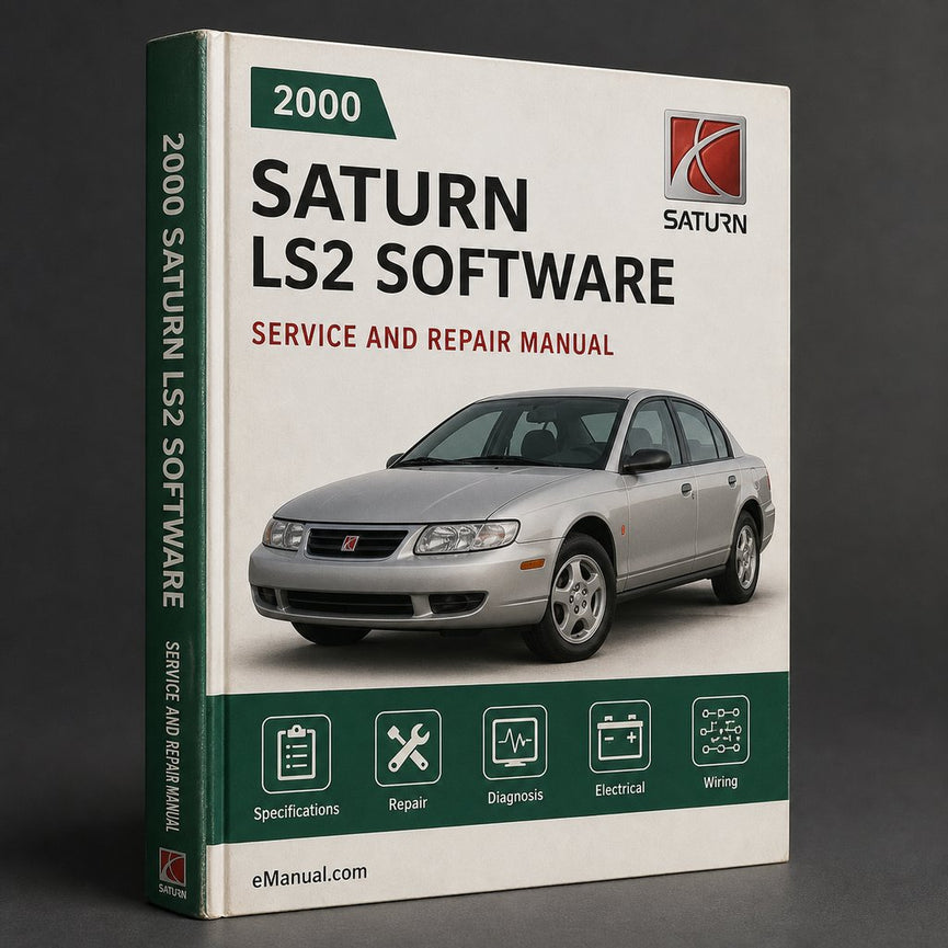 2000 Saturn LS2 Service & Repair Manual Software