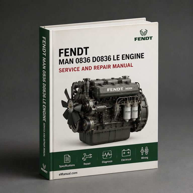 Fendt MAN D 0836 D0836 LE (Engine) Service Repair Factory Manual