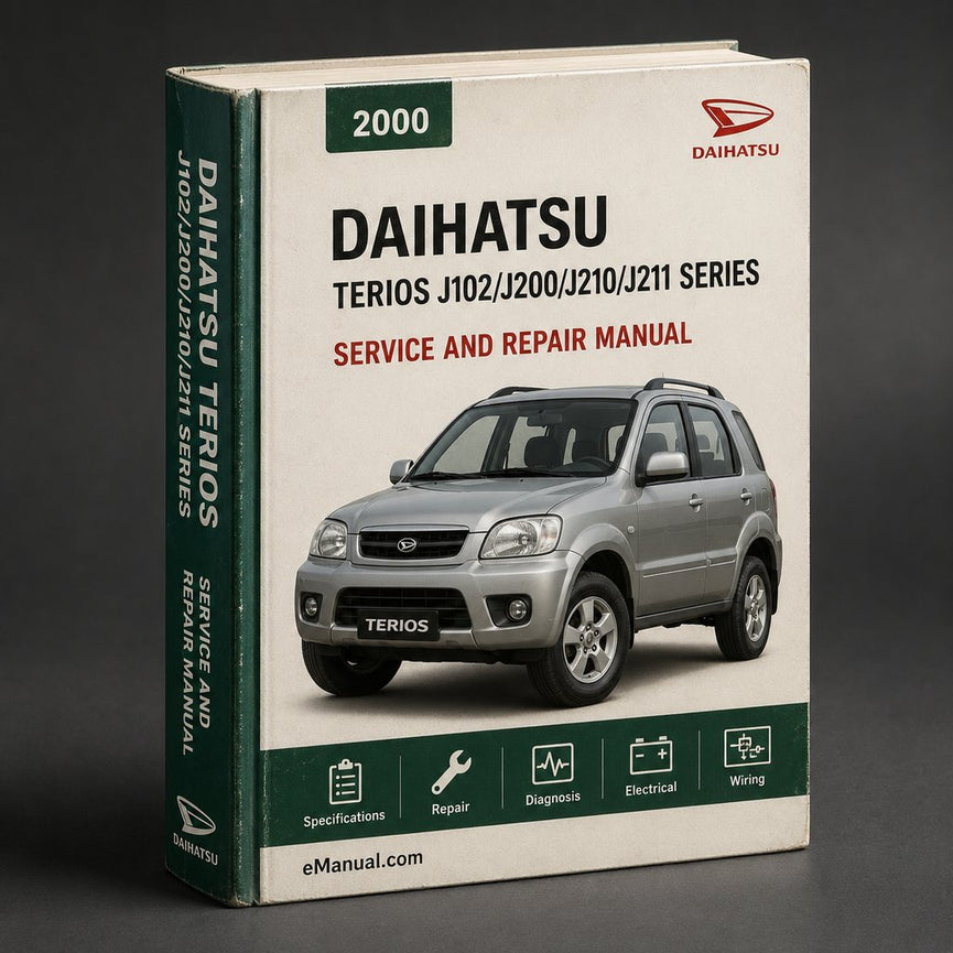 DAIHATSU 2000-2012 TERIOS J102/J200/J210/J211 Series Workshop Repair & Service Manual-450MB # QUALITY