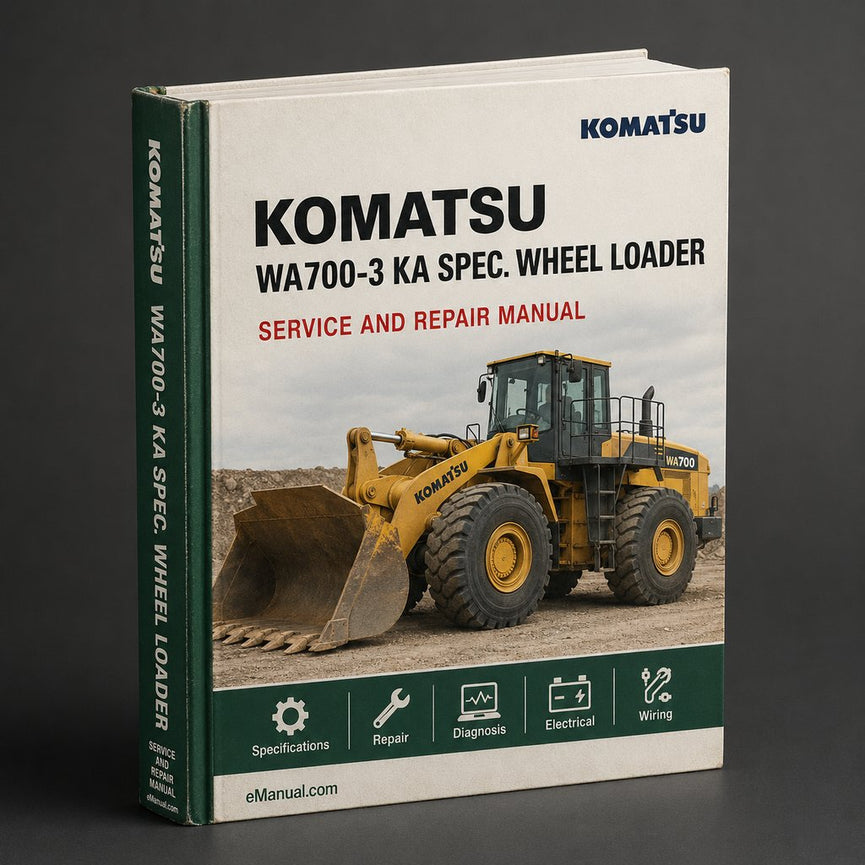 Komatsu WA700-3 (KA SPEC.) Wheel Loader Service Repair Manual