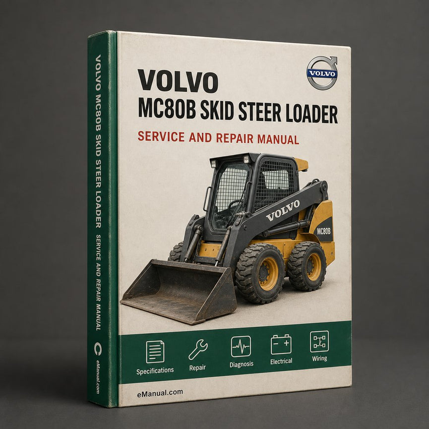Volvo MC80B Skid Steer Loader Service Repair Manual