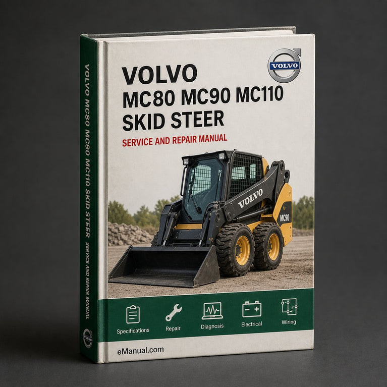Volvo MC80 MC90 MC110 Skid Steer Loader Service Repair Manual