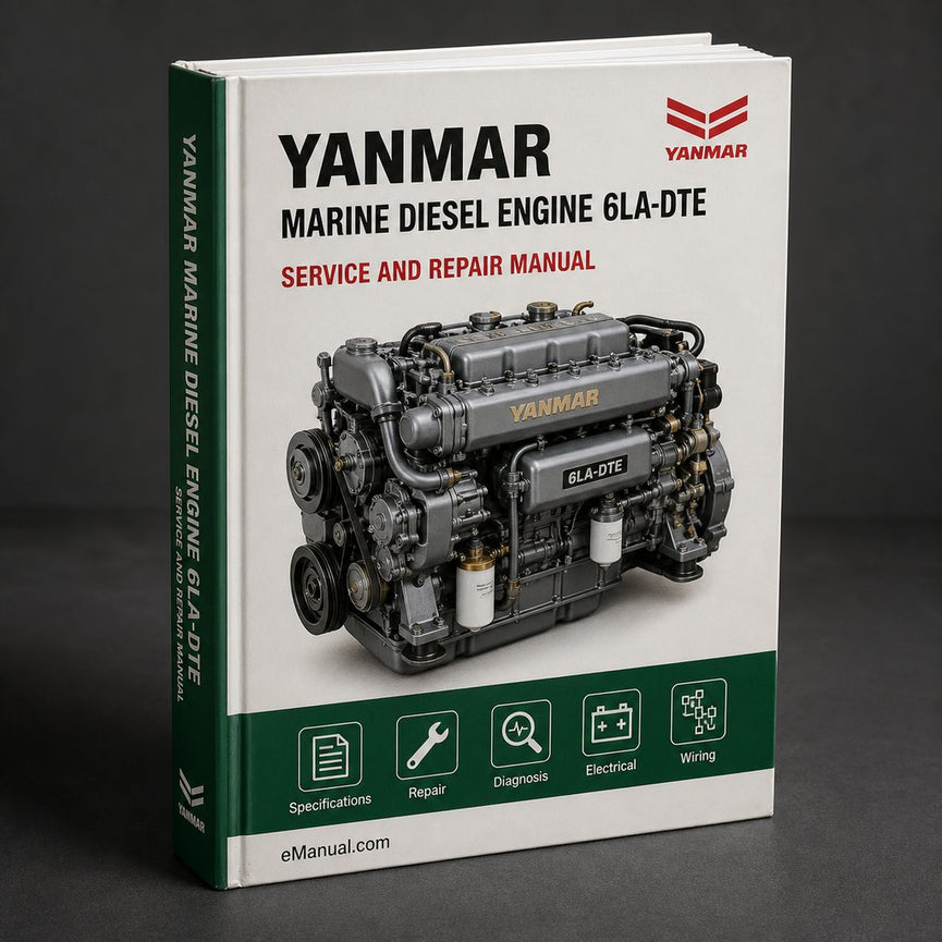 Yanmar Marine Diesel Engine 6LA-DTE Service Repair Workshop Manual
