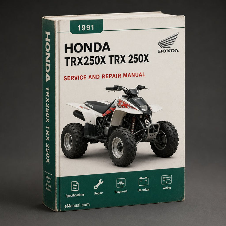 TRX250x Service Manual Repair 1991-1992 TRX 250x