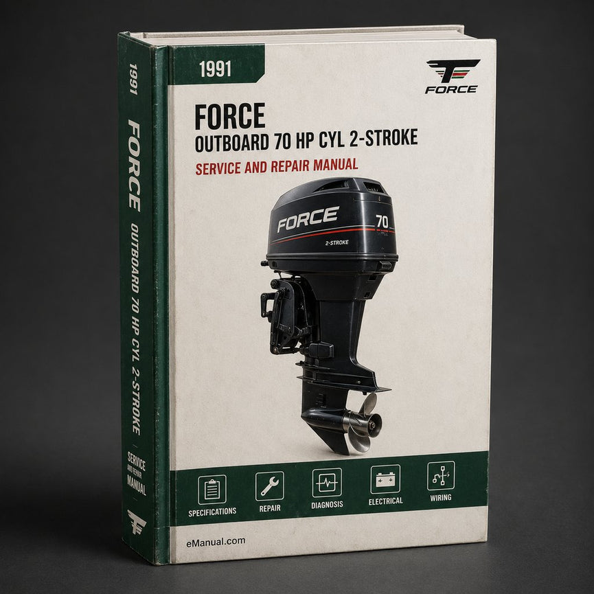 Force Outboard 70 hp 3 cyl 2-stroke 1991-1993 Service Repair Manual