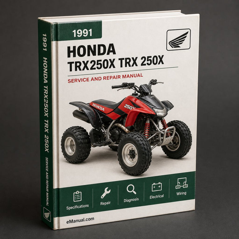 TRX250x Service Manual Repair 1991-1992 TRX 250x