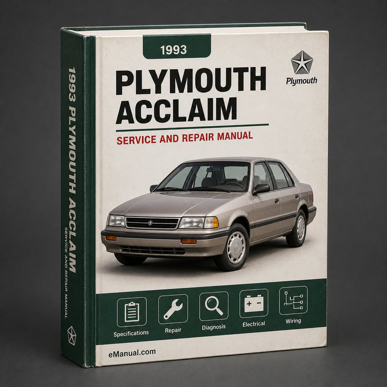 Plymouth Acclaim 1993 Factory Service Repair Manual
