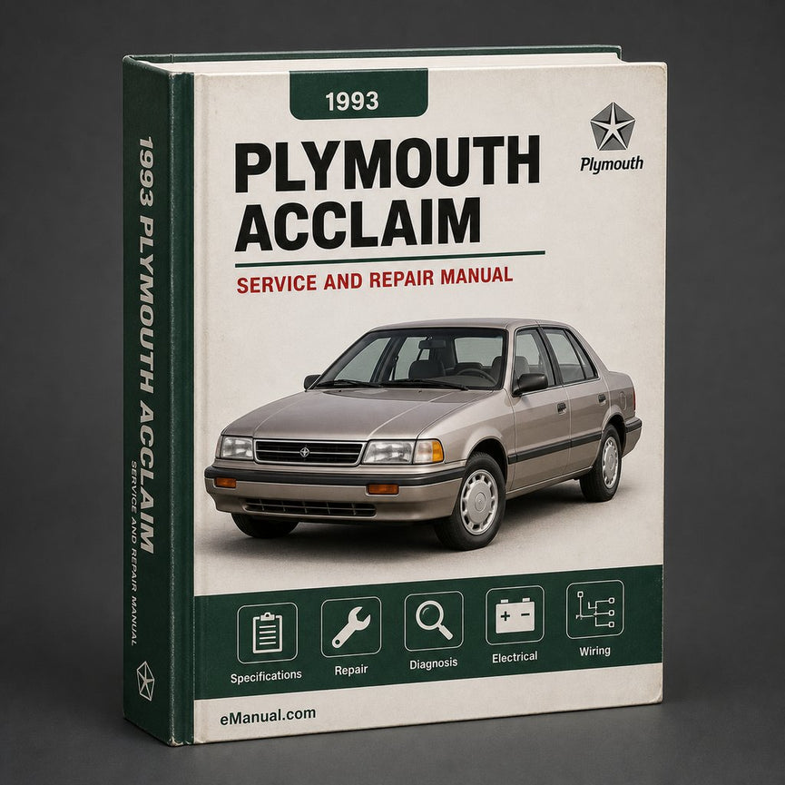 Plymouth Acclaim 1993 Factory Service Repair Manual
