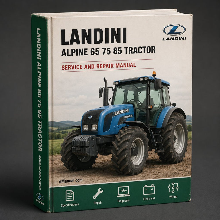Landini Alpine 65 75 85 Tractor Workshop Service & Repair Manual # 1