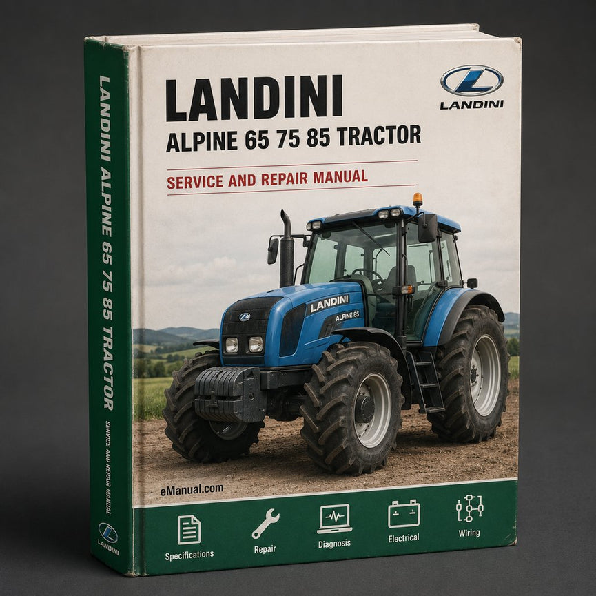 Landini Alpine 65 75 85 Tractor Workshop Service & Repair Manual # 1