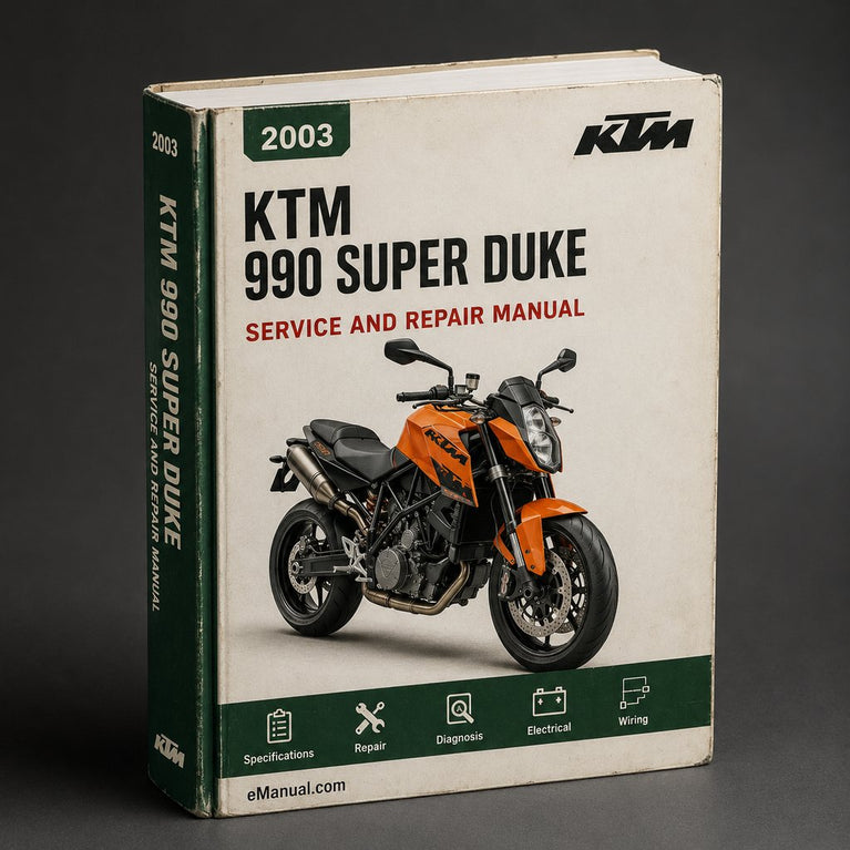 KTM 990 Super Duke 2003-2007 Workshop Service Repair Manual