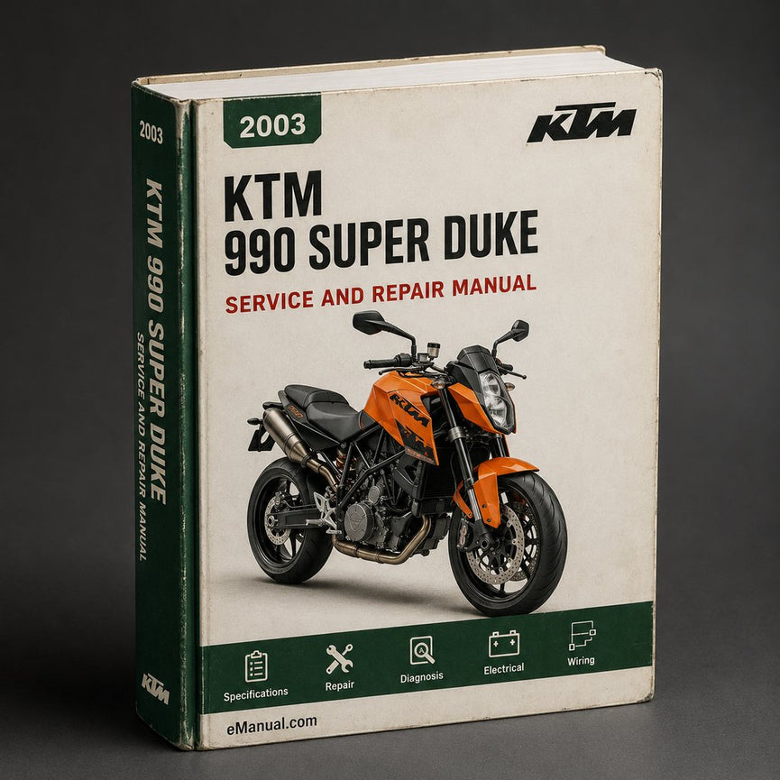KTM 990 Super Duke 2003-2007 Workshop Service Repair Manual