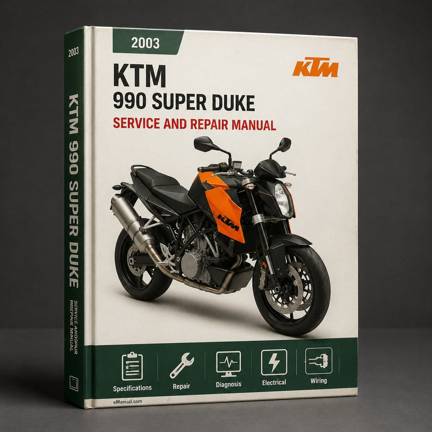 KTM 990 Super Duke 2003-2007 Service Repair Manual