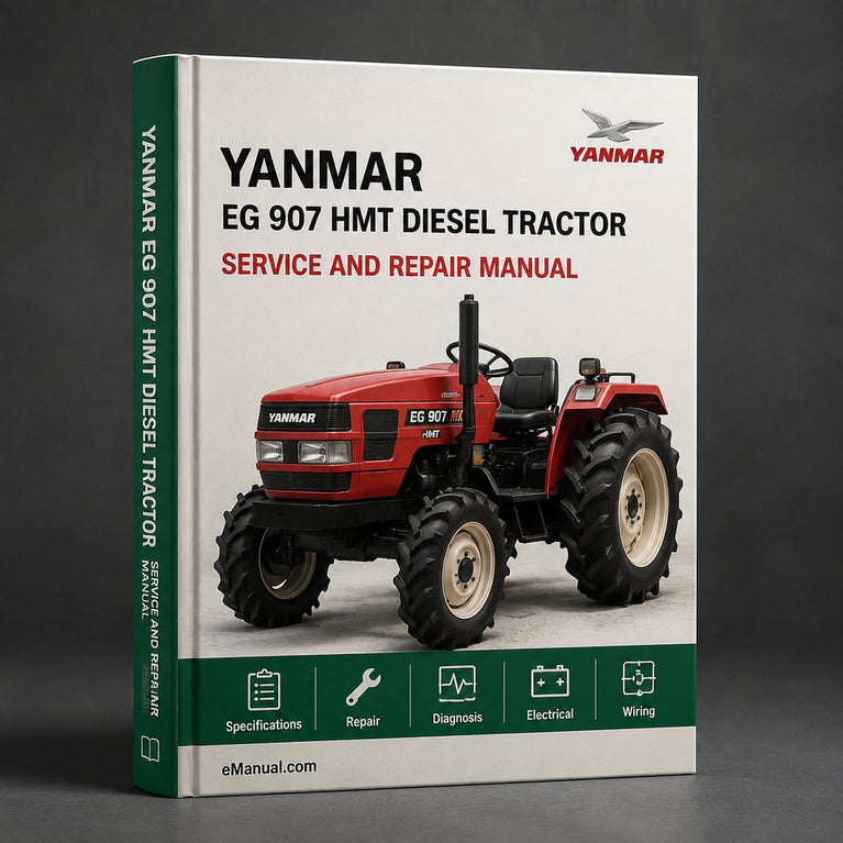 Yanmar EG 907 HMT Diesel Tractor Workshop Service Repair Manual