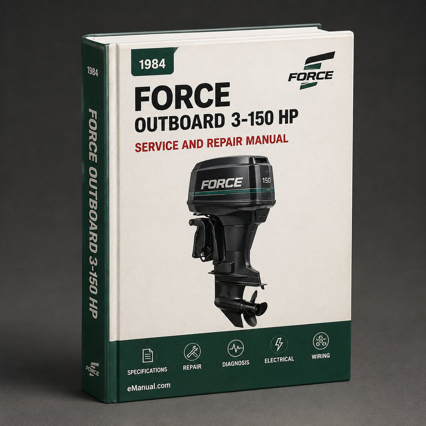 Force Outboard 1984-1999 3-150 HP Factory Service Repair Manual