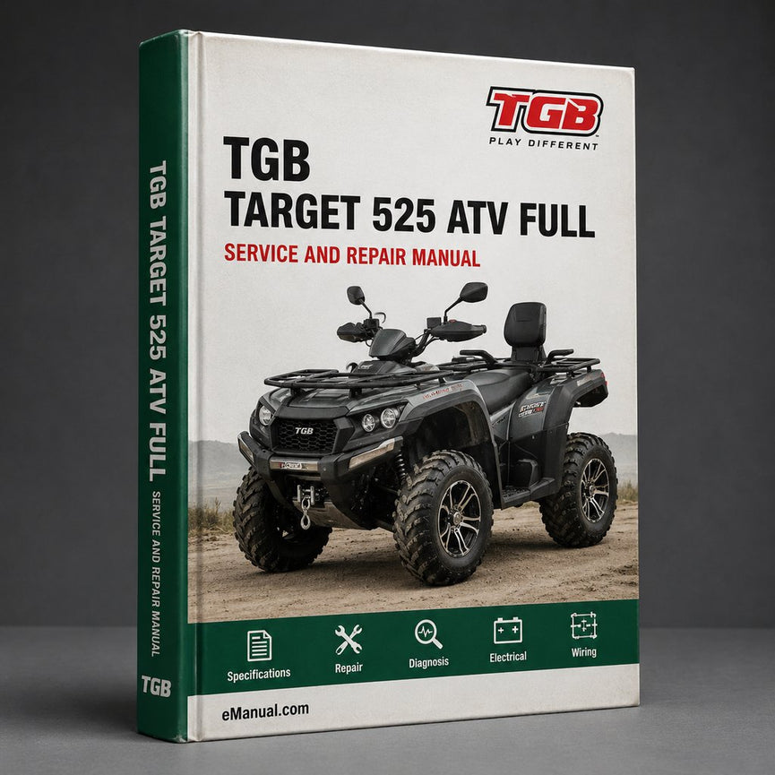 TGB TARGET 525 ATV Full Service & Repair Manual