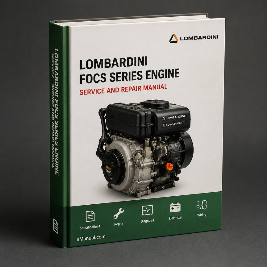 Lombardini FOCS Series Engine Service Repair Workshop Manual