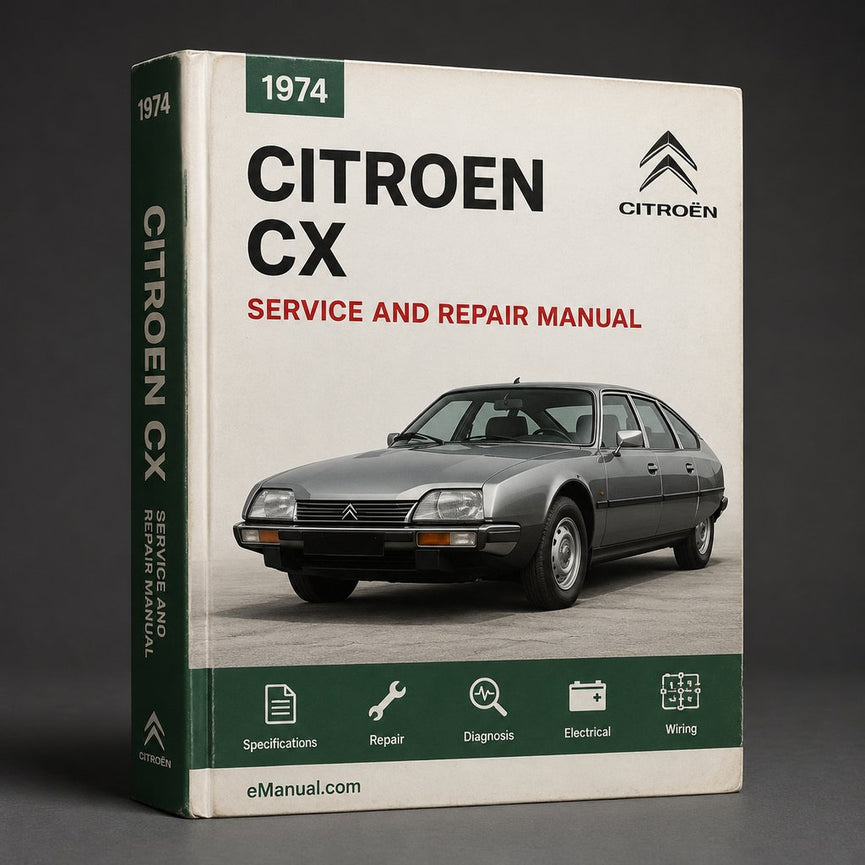 CITROEN CX 1974-1993 Service Repair Manual