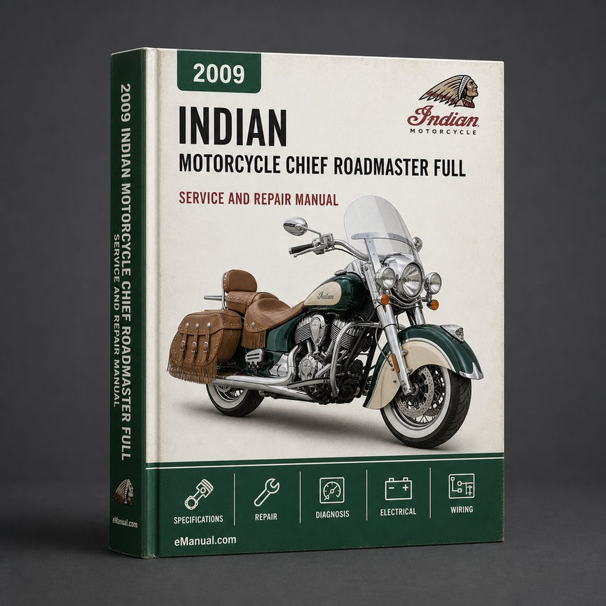 INDIAN Motorcycle CHIEF RoadMaster Full Service & Repair Manual 2009-2012
