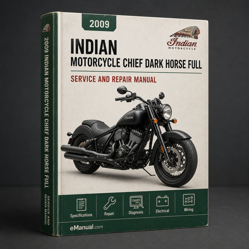INDIAN Motorcycle CHIEF DARK HORSE Full Service & Repair Manual 2009-2012