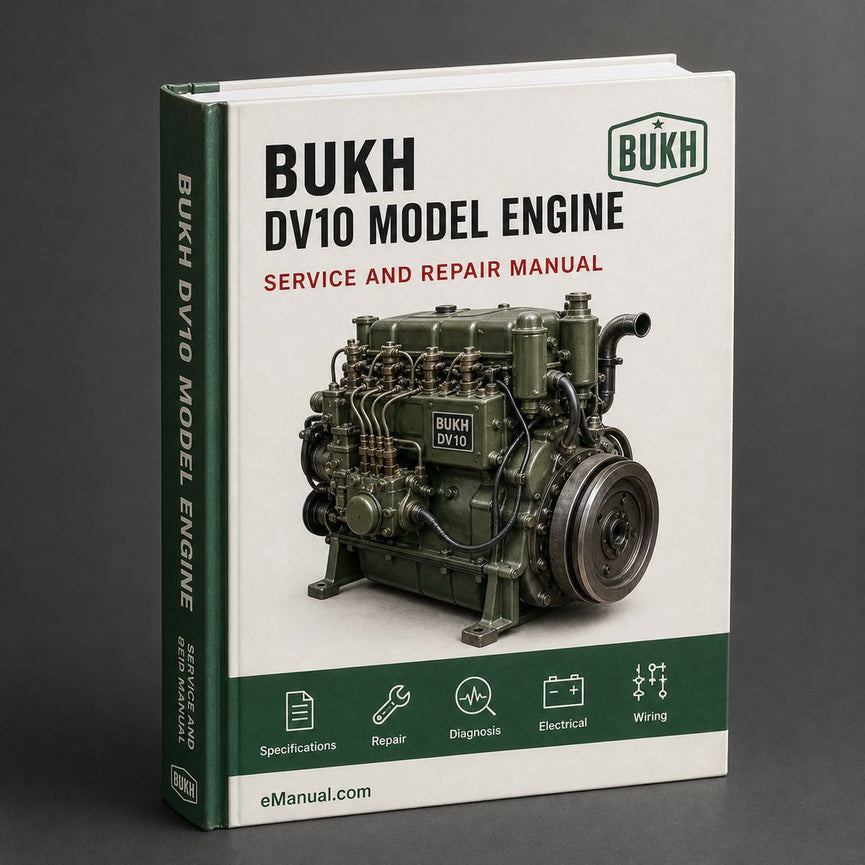 Bukh DV10 Model E Engine Service Repair Workshop Manual