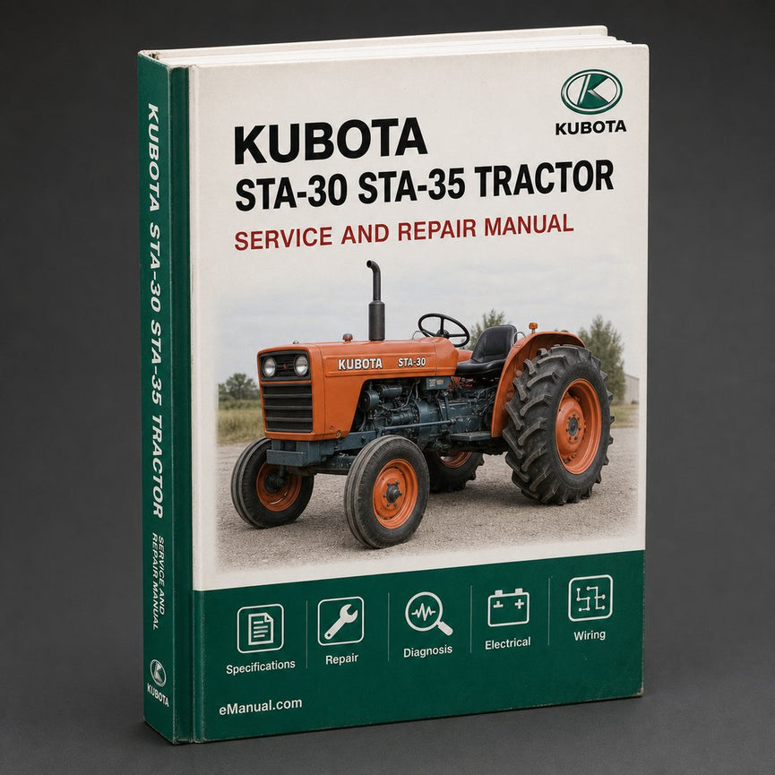 Kubota STa-30 STa-35 Tractor Service Repair Manual
