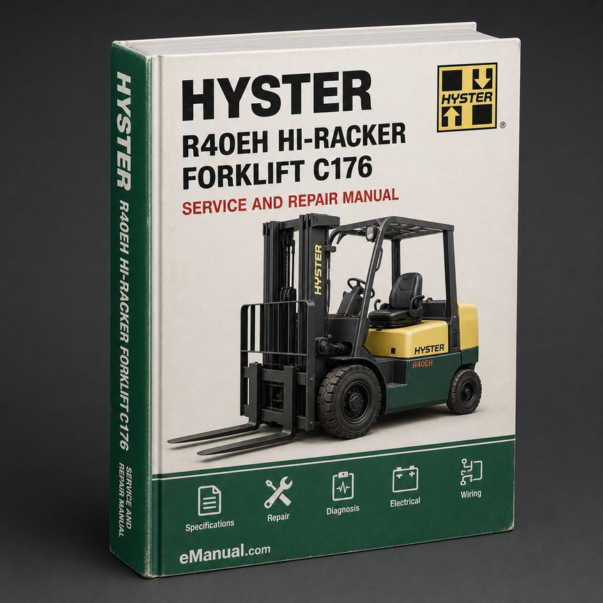 HYSTER R40EH HI-RACKER Forklift Service Repair Manual (C176)