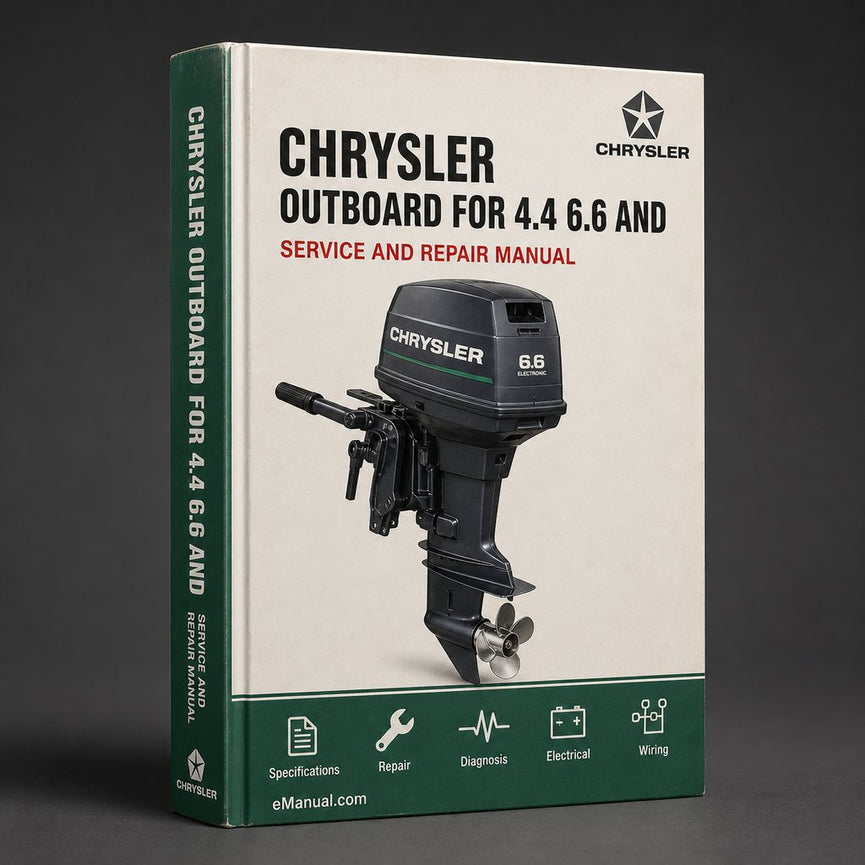 Chrysler Outboard Service Repair Manual for 4.4 5 6 6.6 7 and 8