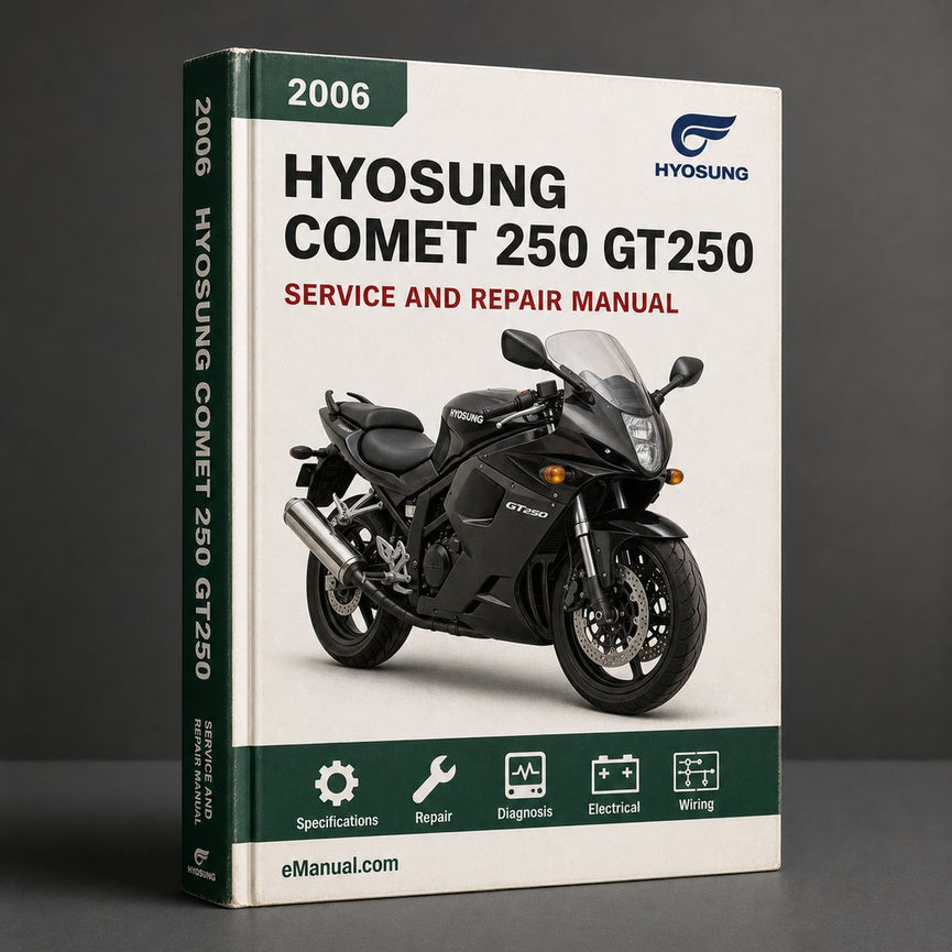 Hyosung Comet 250 GT250 2006 Service Repair Manual