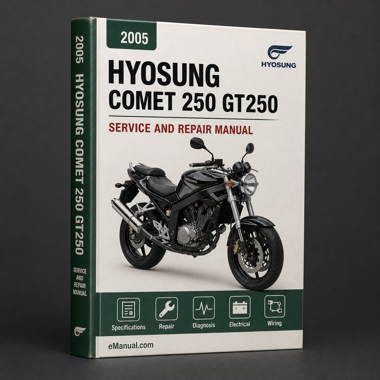 Hyosung Comet 250 GT250 2005 Service Repair Manual
