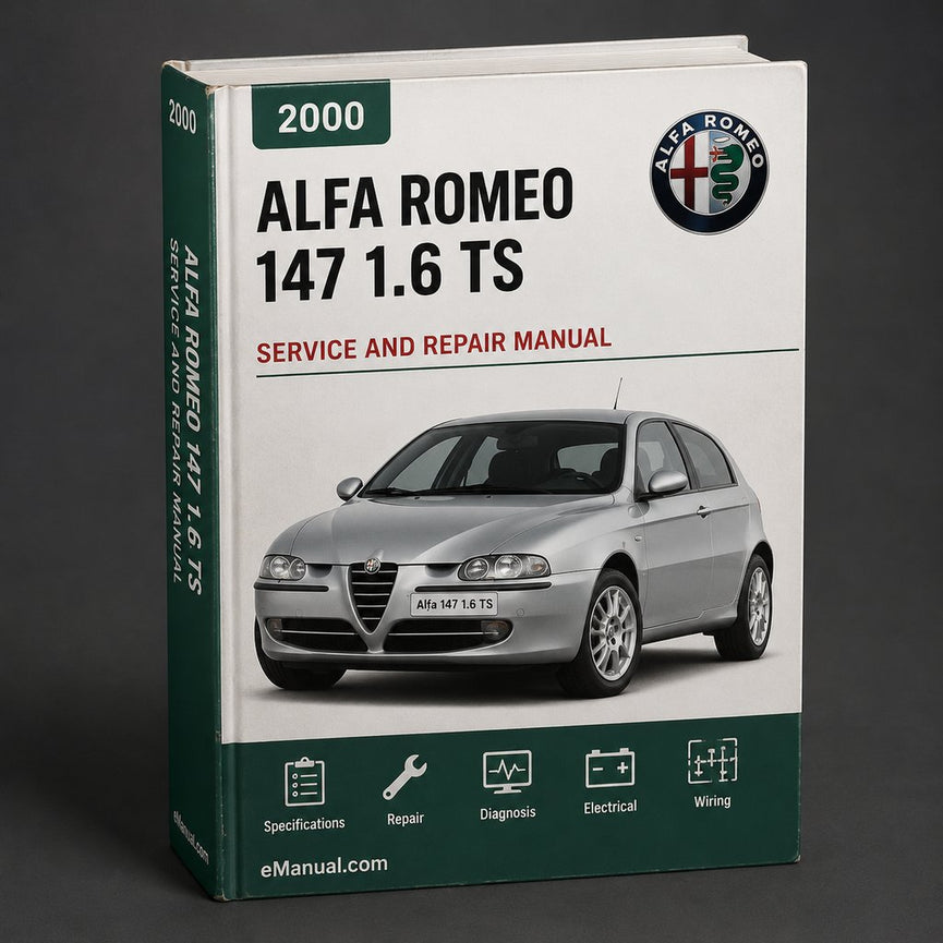 Alfa Romeo 147 1.6 TS 2000-2010 Service Repair Manual