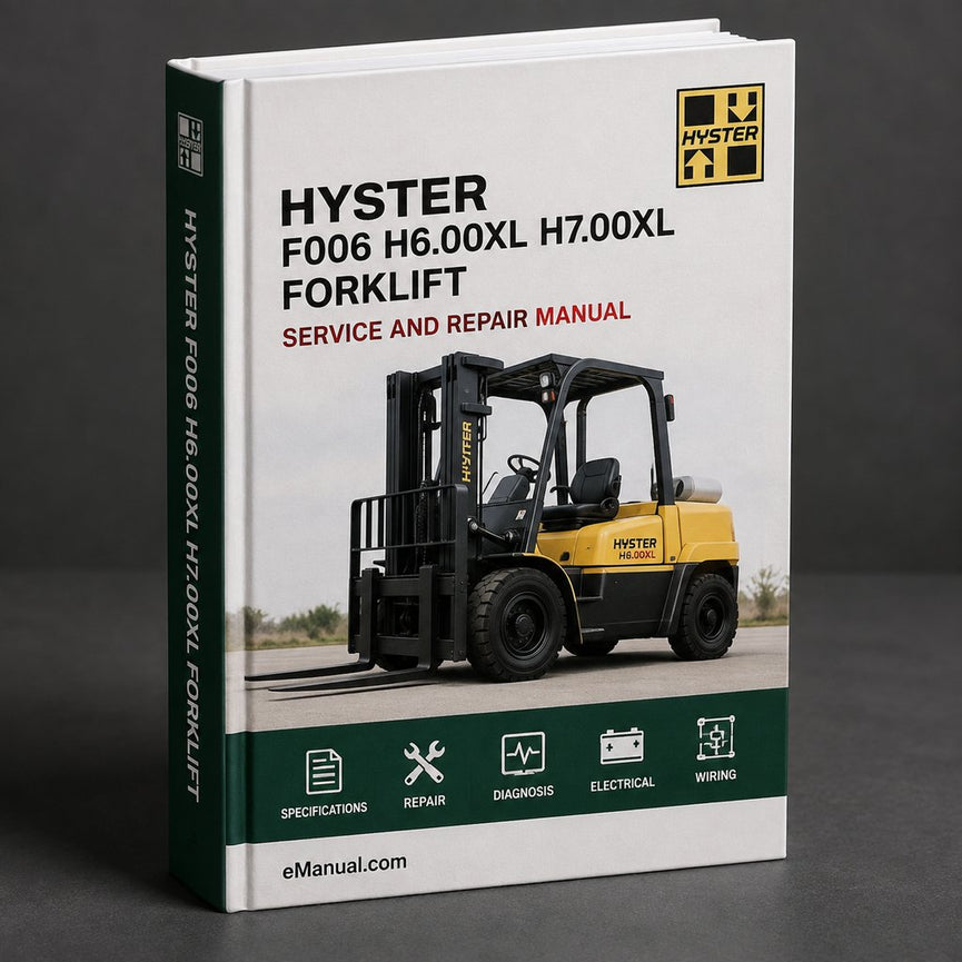 Hyster F006 (H6.00XL H7.00XL) Forklift Service Repair Manual