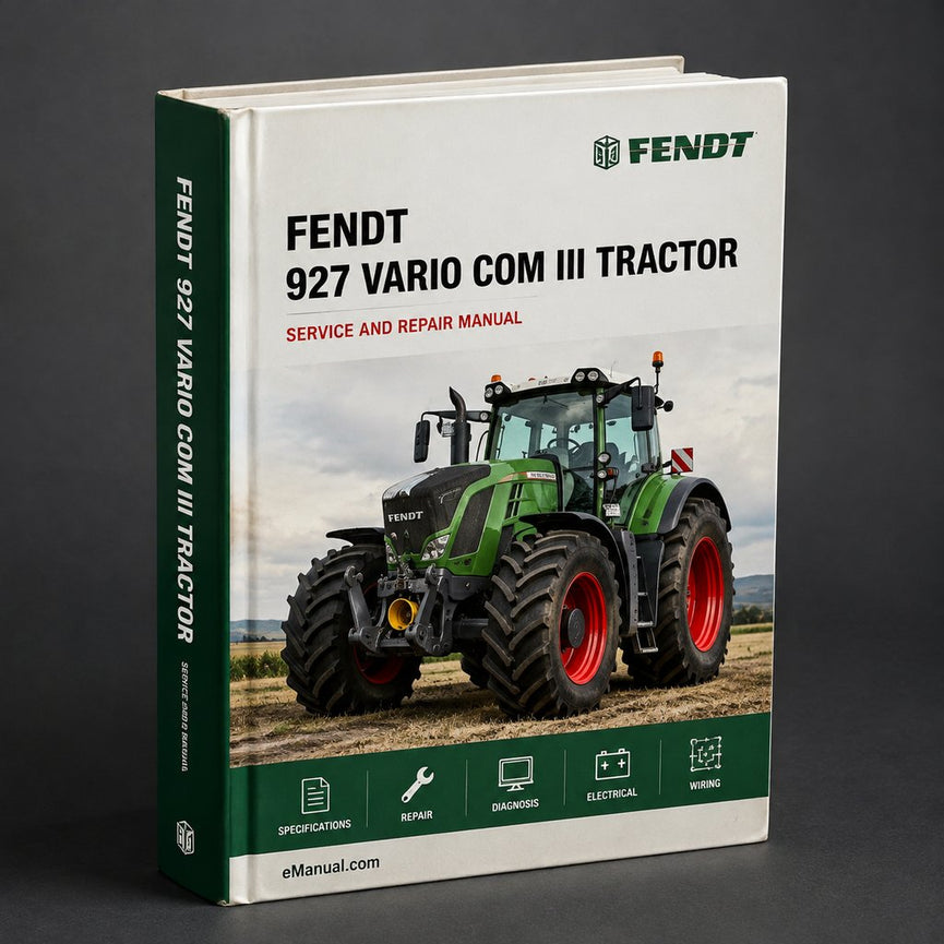 FENDT 927 VARIO COM III Tractor Service Repair Manual