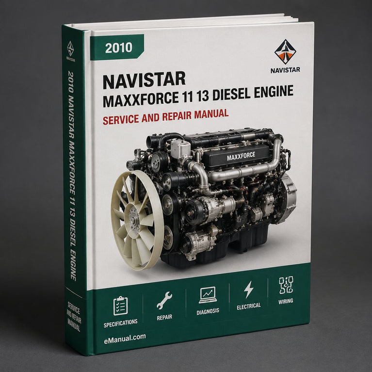 Navistar MaxxForce 11 & 13 Diesel Engine Complete Workshop Service Repair Manual 2010 2011 2012 2013 2014 2015