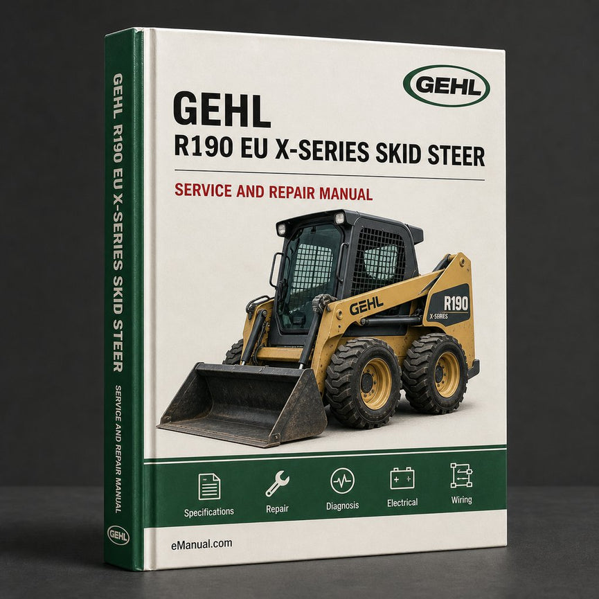 Gehl R190 (EU) X-Series Skid Steer Loader Parts Manual