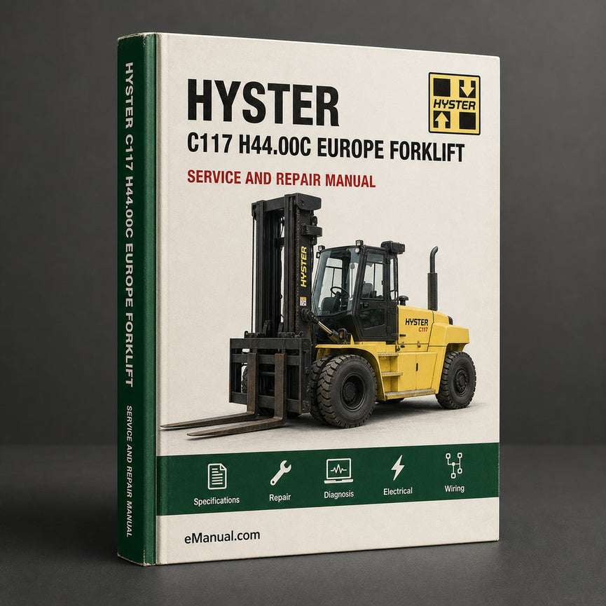 Hyster C117 (H44.00C Europe) Forklift Service Repair Manual
