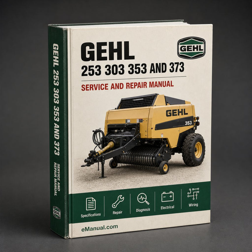 gehl 253 303 353 and 373 operators Manual