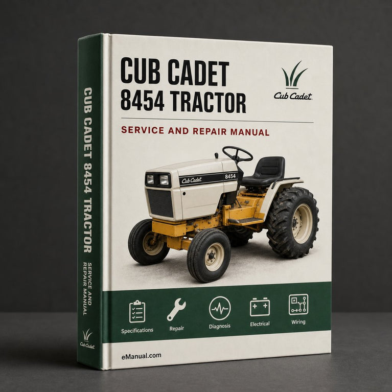 Cub Cadet 8454 Tractor Workshop Service Repair Manual