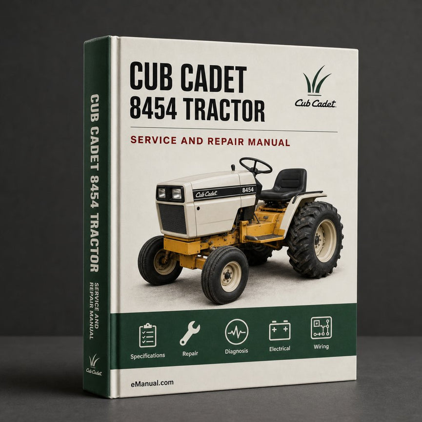 Cub Cadet 8454 Tractor Workshop Service Repair Manual